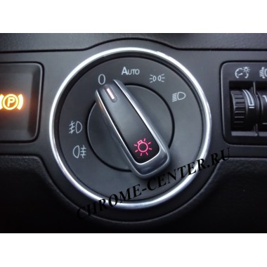 Кольцо на центральный переключатель света VW Tiguan бренд –  главное фото